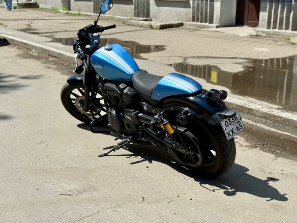 2015 Yamaha XV950 Bolt, голубой, 780000 рублей - вид 1