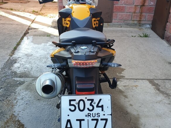 2008 BMW F 800 GS, жёлтый - вид 4