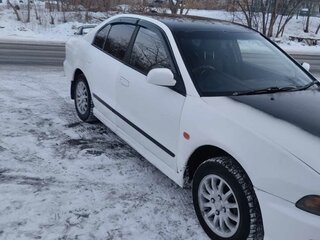 1998 Mitsubishi Galant VIII Рестайлинг, белый, 400000 рублей, вид 3