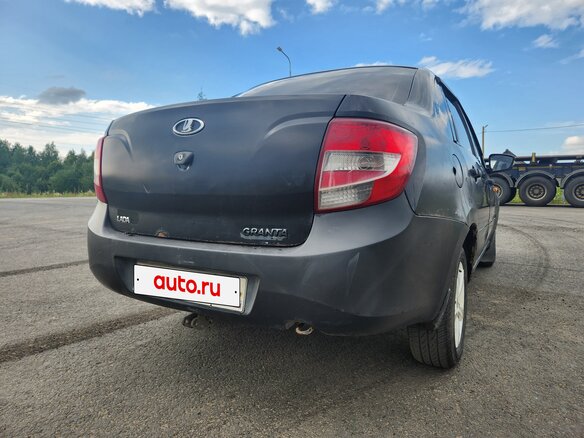 2012 Lada (ВАЗ) Granta I, синий, 220000 рублей - вид 4