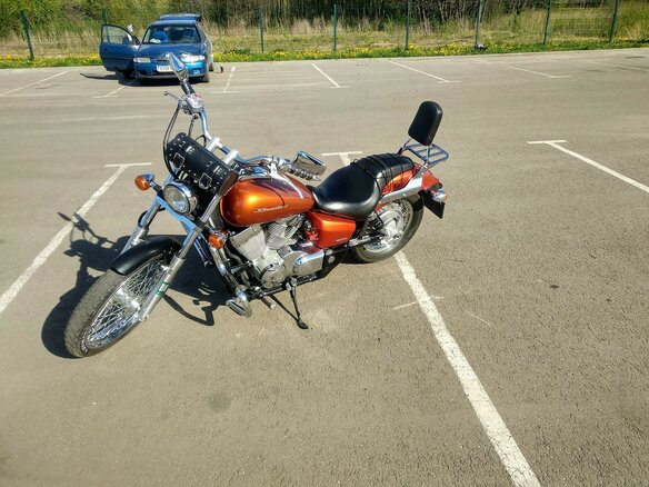 2012 Honda Shadow 750, оранжевый, 570000 рублей - вид 1