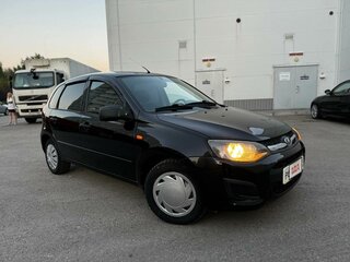 2014 Lada (ВАЗ) Kalina II, чёрный, 480000 рублей, вид 1