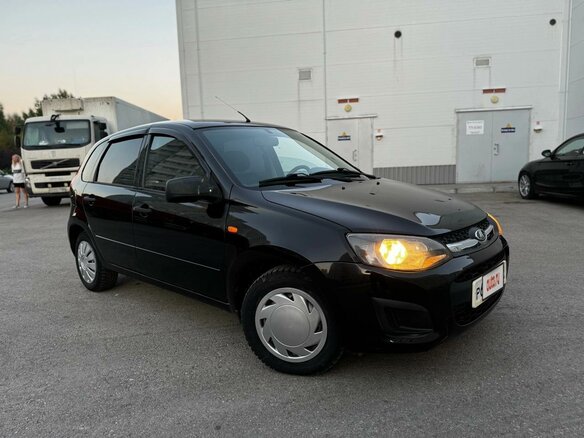 2014 Lada (ВАЗ) Kalina II, чёрный, 480000 рублей