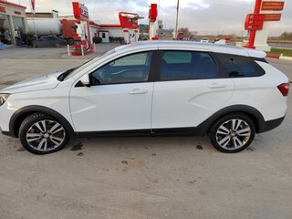 2019 Lada (ВАЗ) Vesta SW Cross I, белый, 1350000 рублей, вид 5