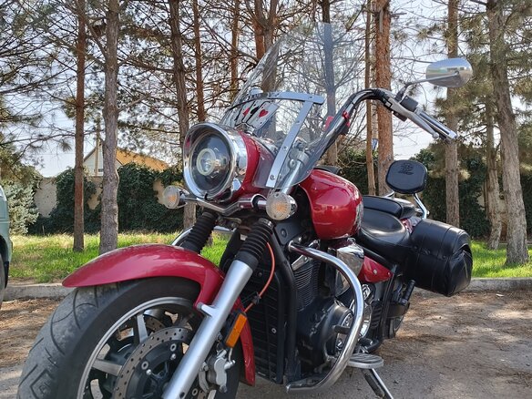 2008 Yamaha XVS1300, пурпурный, 600000 рублей - вид 8