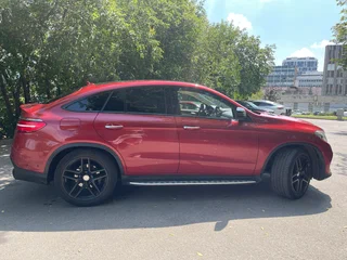2016 Mercedes-Benz GLE Coupe 350 d I (C292), красный, 3495000 рублей, вид 4