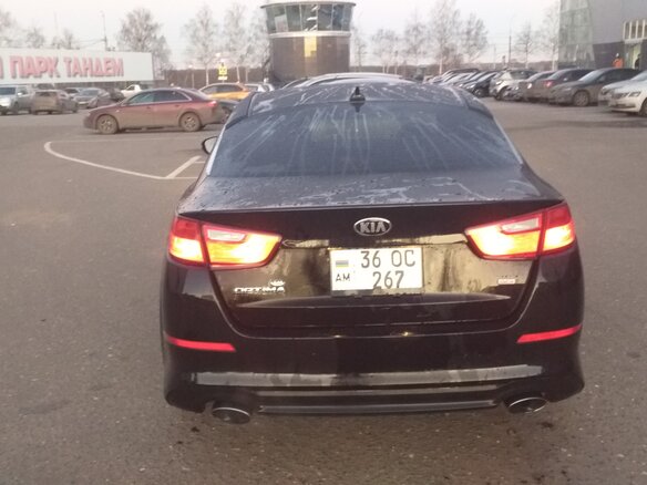 2014 Kia Optima III Рестайлинг, чёрный, 1550000 рублей - вид 5