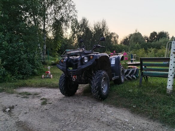 2009 Stels ATV-700H, зелёный, 400000 рублей