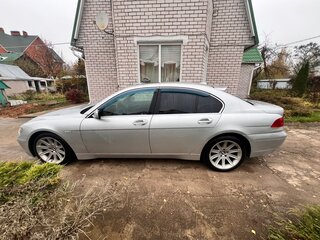 2002 BMW 7 серии 730d IV (E65/E66), серебристый, 950000 рублей, вид 5