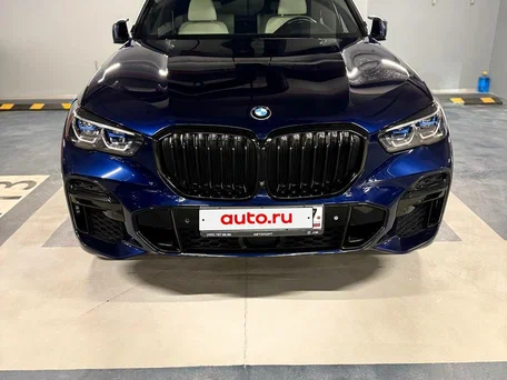 2021 BMW X5 M50d IV (G05/G18), синий, 10600000 рублей, вид 2
