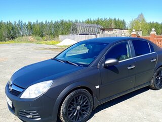2008 Opel Vectra C Рестайлинг, чёрный, 600000 рублей, вид 2
