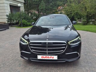 2021 Mercedes-Benz S-Класс 450 Long 4MATIC VII (W223), чёрный, 6400000 рублей, вид 3