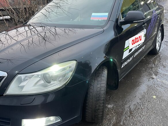 2012 Skoda Octavia II (A5) Рестайлинг, чёрный, 920000 рублей - вид 6