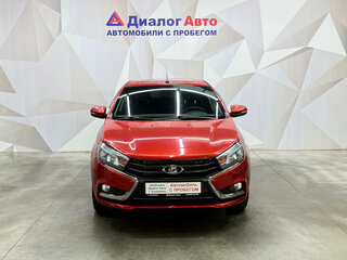 2017 Lada (ВАЗ) Vesta I, красный, 660000 рублей, вид 2