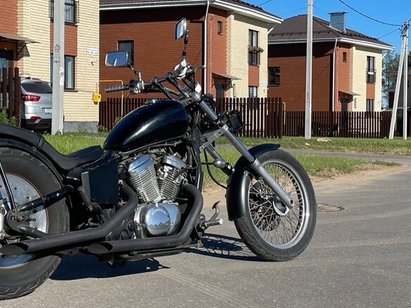 1996 Honda Steed 400, чёрный, 200000 рублей - вид 10