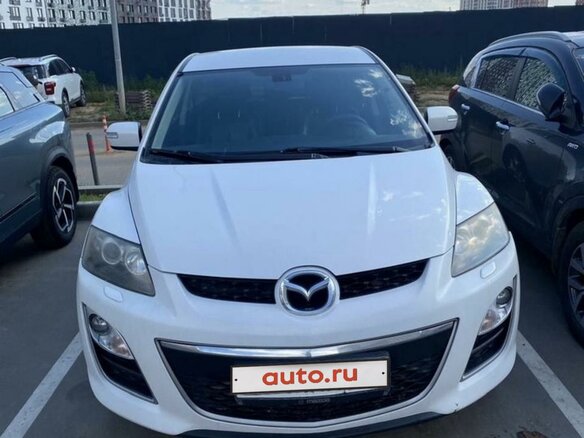 2010 Mazda CX-7 I Рестайлинг, белый, 1100000 рублей - вид 3