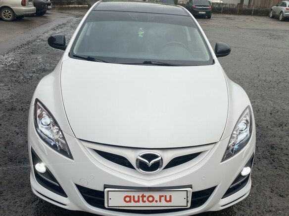2011 Mazda 6 II (GH) Рестайлинг, белый, 1200000 рублей - вид 7
