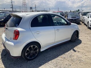 2015 Nissan March IV (K13) Рестайлинг, белый, 810000 рублей, вид 4