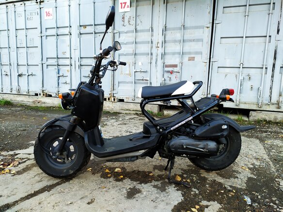 2007 Honda Zoomer, чёрный - вид 1