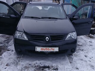 2009 Renault Logan I, чёрный, 300000 рублей, вид 1