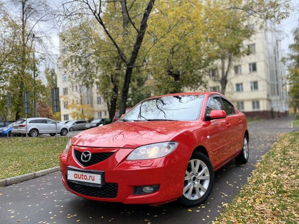 2007 Mazda 3 I (BK) Рестайлинг, красный - вид 3