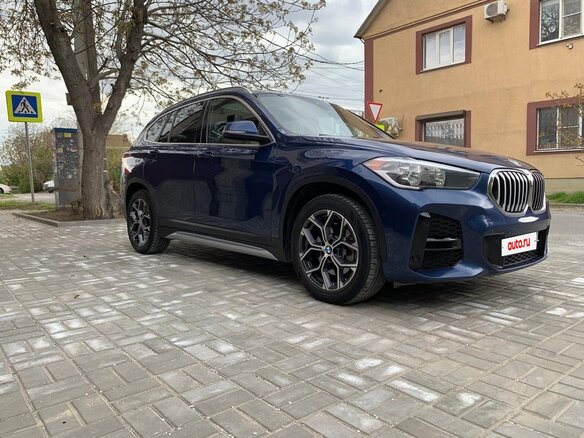 2021 BMW X1 28i xDrive II (F48) Рестайлинг, синий, 3290000 рублей - вид 4