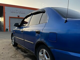 2002 Hyundai Accent ТагАЗ II, синий, 350000 рублей, вид 4