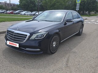 2018 Mercedes-Benz S-Класс 350 d Long VI (W222, C217) Рестайлинг, синий, 4899000 рублей, вид 2