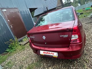 2010 Renault Logan I Рестайлинг, красный, 350000 рублей, вид 4