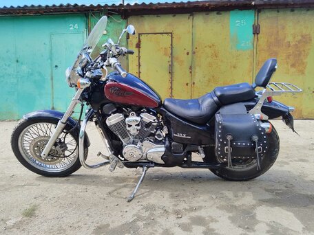 1992 Honda Steed 600, чёрный, 350000 рублей, вид 1