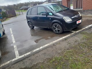 2008 Opel Meriva A Рестайлинг, чёрный, 300000 рублей, вид 2