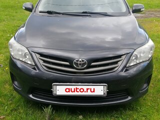 2012 Toyota Corolla X (E140, E150) Рестайлинг, чёрный, 800000 рублей, вид 2