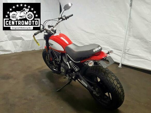 2016 Ducati Scrambler 800, красный - вид 3