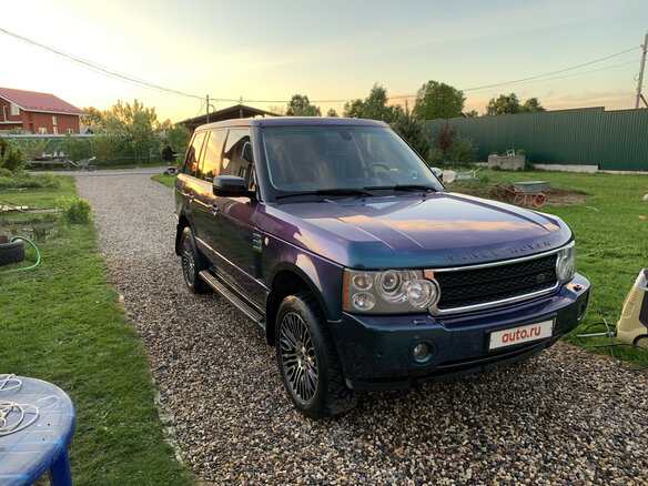 2006 Land Rover Range Rover III Рестайлинг, синий - вид 2