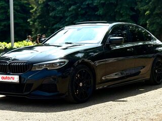 2019 BMW 3 серии 330i xDrive VII (G2x), чёрный, 2990000 рублей, вид 4