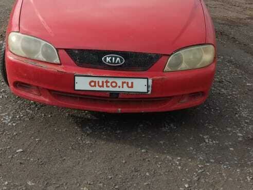 1998 Kia Sephia II, красный, 100000 рублей