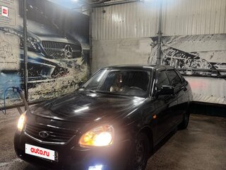 2008 Lada (ВАЗ) Priora I, чёрный, 180000 рублей, вид 1