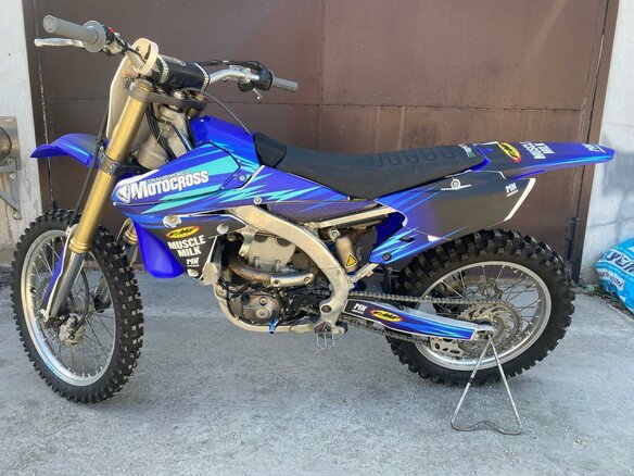 2014 Yamaha YZ450F, синий, 460000 рублей - вид 3
