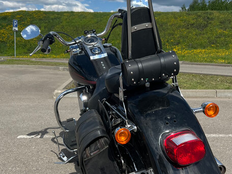 2007 Harley-Davidson Fat Boy, чёрный, 1100000 рублей, вид 3