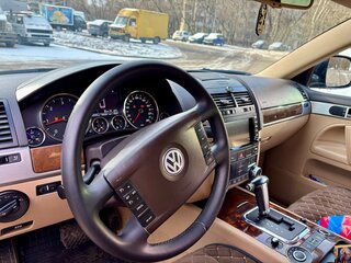2008 Volkswagen Touareg I Рестайлинг, чёрный, 1150000 рублей, вид 5