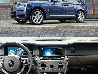 2021 Rolls-Royce Cullinan I (Series I), синий, 35000000 рублей, вид 5
