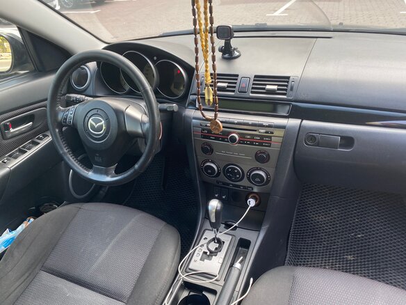 2007 Mazda 3 I (BK) Рестайлинг, чёрный - вид 4