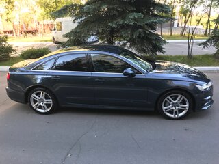 2015 Audi A6 IV (C7) Рестайлинг, серый, 3000000 рублей, вид 4