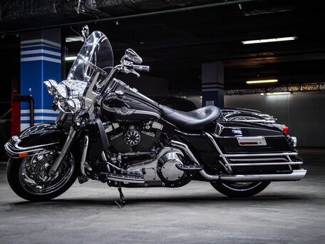 2003 Harley-Davidson Road King, чёрный, 1400000 рублей, вид 1
