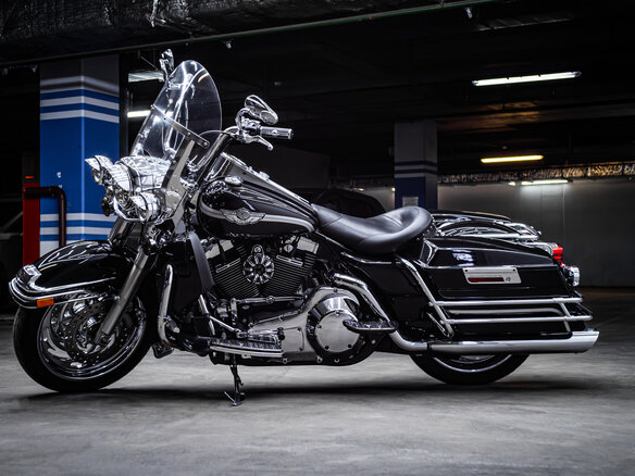 2003 Harley-Davidson Road King, чёрный, 1400000 рублей