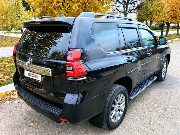 2017 Toyota Land Cruiser Prado 150 Series Рестайлинг 2, чёрный - вид 3