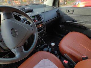 2008 Hyundai Getz I Рестайлинг, жёлтый, 410000 рублей, вид 4