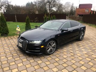 2016 Audi A7 I (4G) Рестайлинг, синий, 3150000 рублей, вид 1