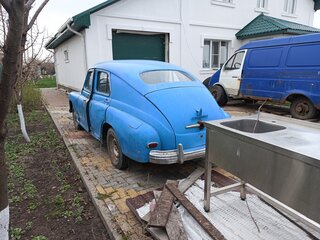 1955 ГАЗ М-20 «Победа», синий, 90000 рублей, вид 3