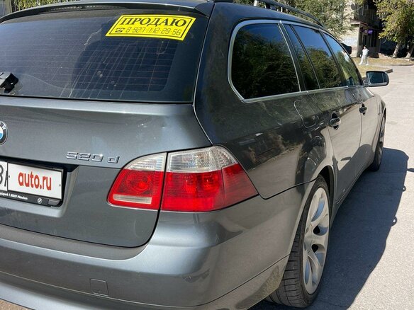 2005 BMW 5 серии 520d V (E60/E61), синий, 1100000 рублей - вид 7